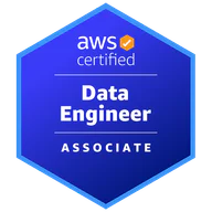 AWS Certified Data Engineer – Associate credential artwork