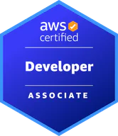 AWS Certified Developer – Associate credential artwork