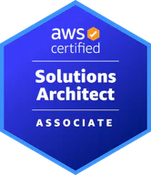 AWS Certified Solutions Architect – Associate credential artwork