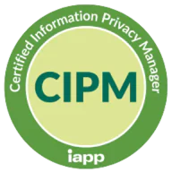 Certified Information Privacy Manager credential artwork
