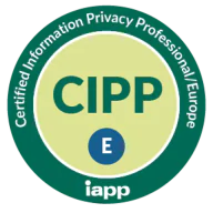 Certified Information Privacy Professional/Europe credential artwork
