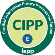 Certified Information Privacy Professional/Europe credential artwork