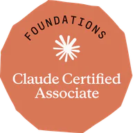 Claude Certified Associate – Foundations credential artwork