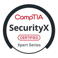 CompTIA SecurityX credential artwork