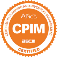 APICS Certified in Planning and Inventory Management credential artwork