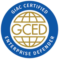 GIAC Certified Enterprise Defender credential artwork