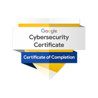 Google Cybersecurity Professional Certificate credential artwork