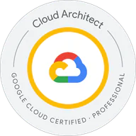 Google Cloud Professional Cloud Architect credential artwork