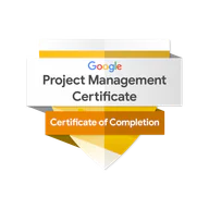 Google Project Management Professional Certificate credential artwork
