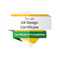 Google UX Design Professional Certificate credential artwork