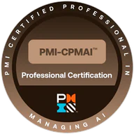 PMI Certified Professional in Managing AI credential artwork