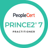 PRINCE2 Project Management Practitioner credential artwork