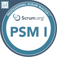 Professional Scrum Master I credential artwork
