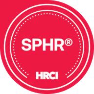 Senior Professional in Human Resources credential artwork
